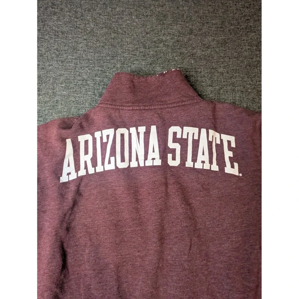 Arizona State Sun Devils Jacket Medium Red NCAA College Logo Pullover Sweatshirt
